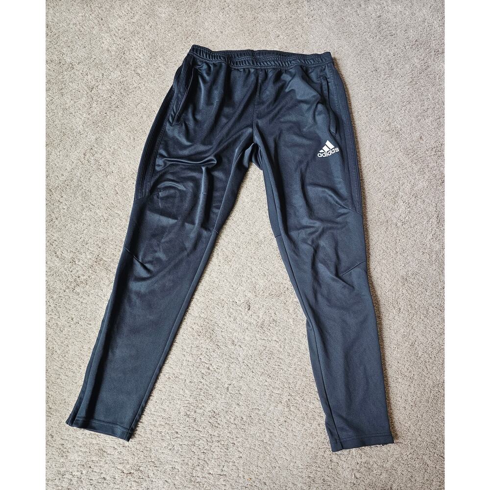 Adidas Mens Climalite Track Pants Black Size L RN88387